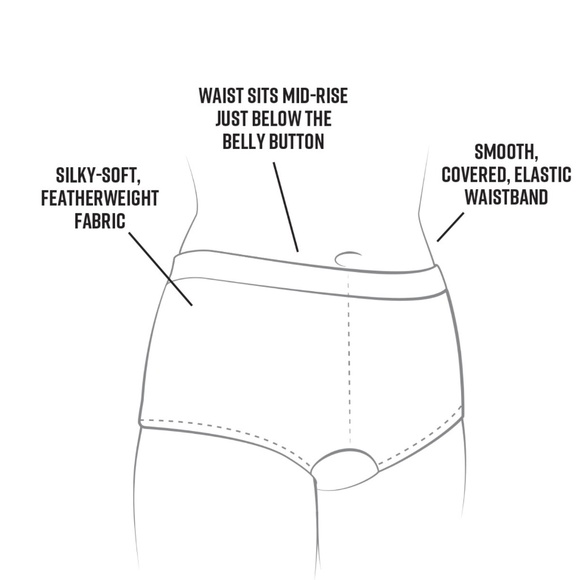 Maggies Organics // Organic Cotton Women's Boy Short Underwear in Black - Picture 7 of 8